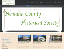 Tablet Screenshot of nemahacountyhistoricalsociety.com